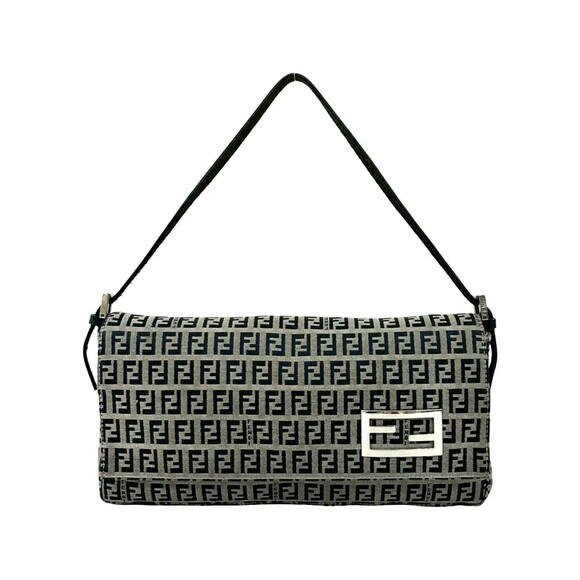 Fendi Handbags - FENDI Blue Leather Shoulder Bag